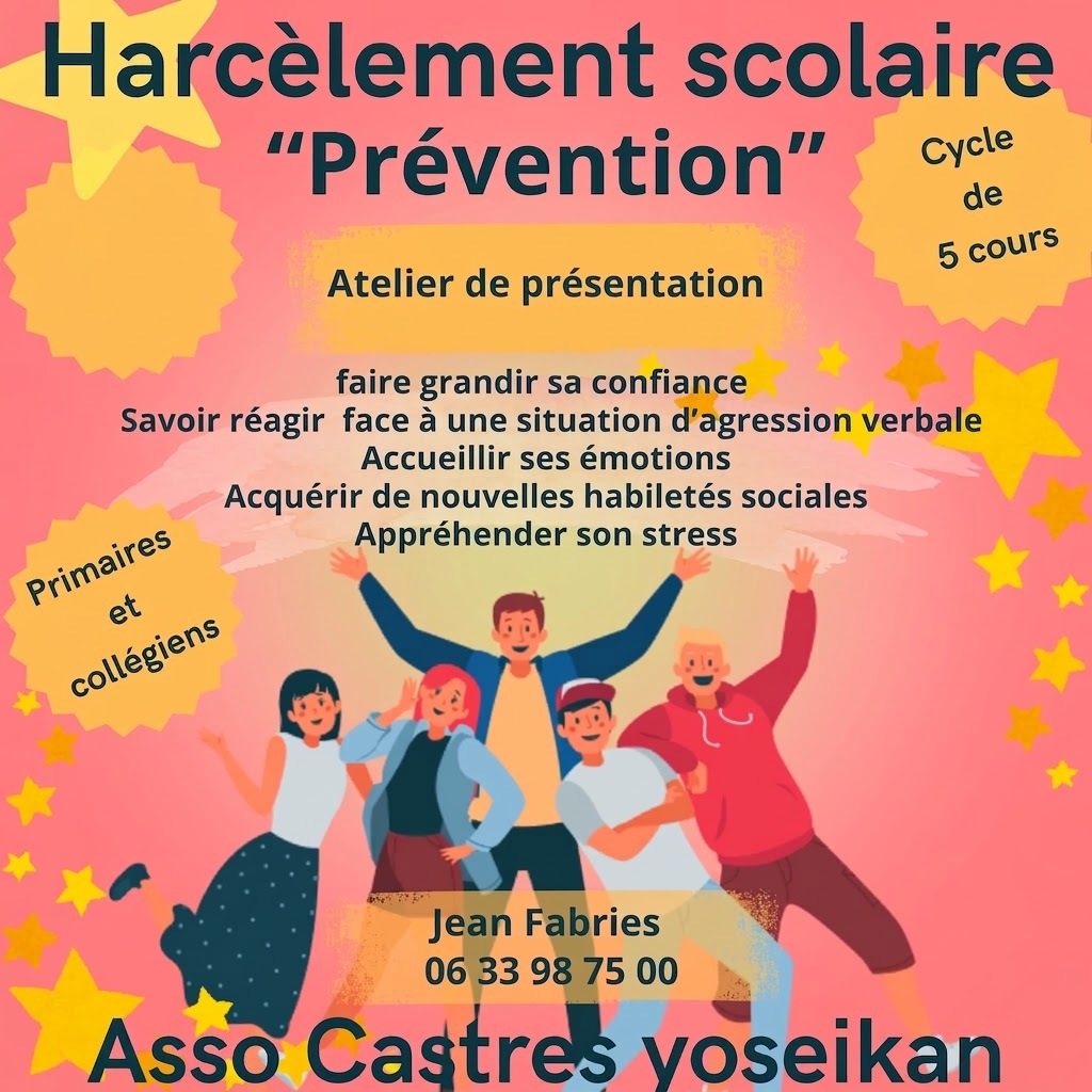Prévention Harcèlement Scolaire - Repise le 14 septembre 2026!