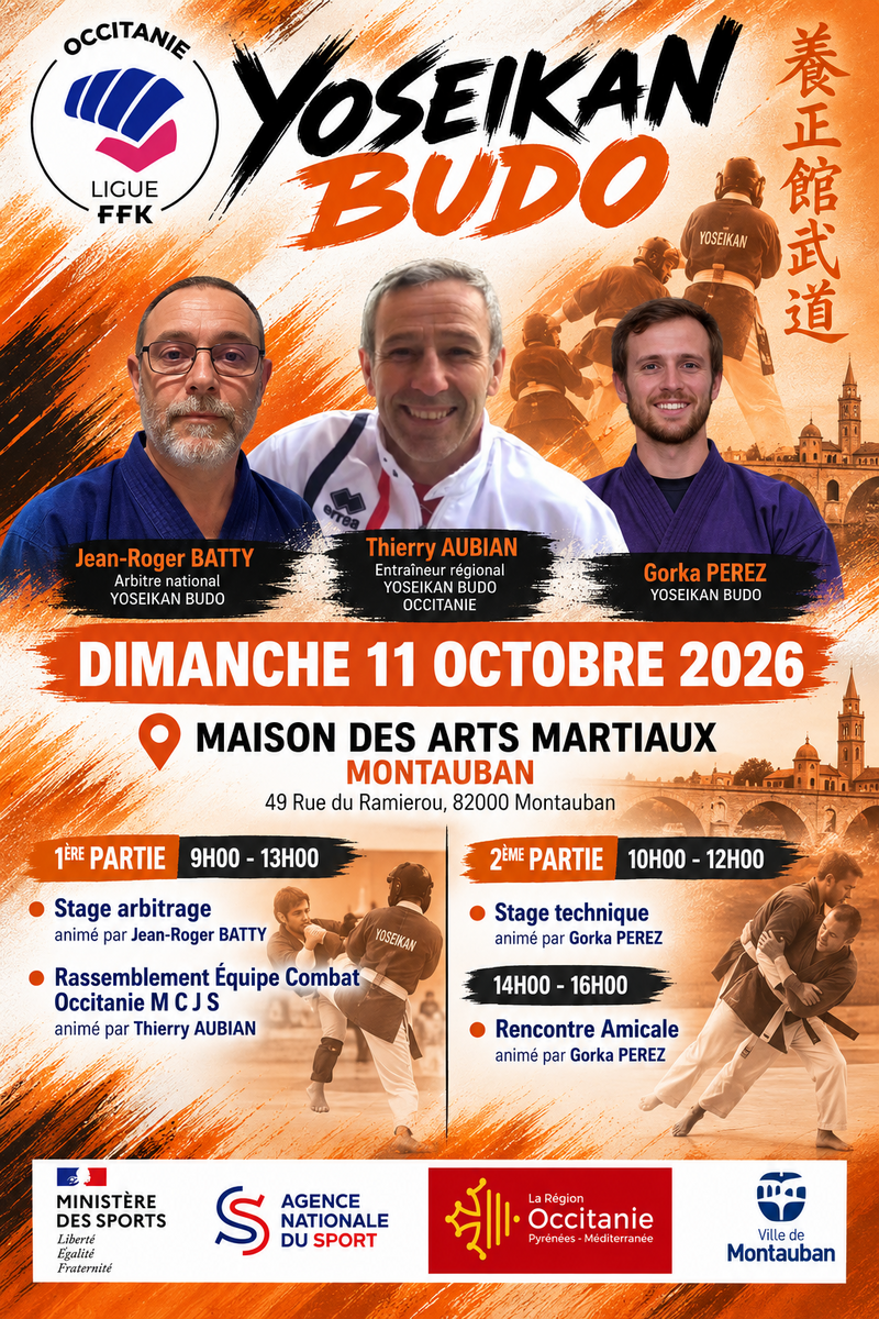 1er évènement de l'année le 11 octobre 2026 à Montauban!