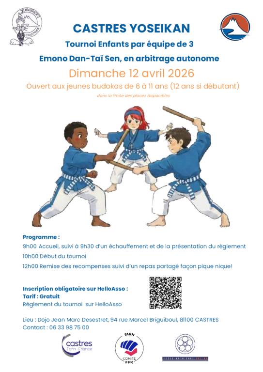 RENCONTRES ENFANTS OCCITANIE (6-12 ans) EMONO DAN TAISEN